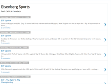 Tablet Screenshot of eisenbergsports.blogspot.com