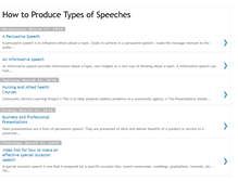 Tablet Screenshot of howtoproducetypesofspeeches.blogspot.com