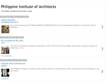 Tablet Screenshot of philippineinstituteofarchitects.blogspot.com