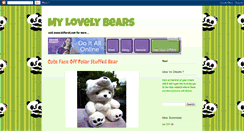 Desktop Screenshot of mylovelybears.blogspot.com