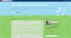 Desktop Screenshot of musingsofastoicwoman.blogspot.com
