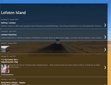 Tablet Screenshot of lofoten-bloggen.blogspot.com