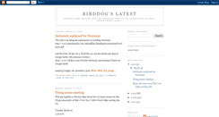Desktop Screenshot of middleforkbirddog.blogspot.com