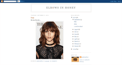 Desktop Screenshot of elbowsinhoney.blogspot.com