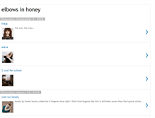 Tablet Screenshot of elbowsinhoney.blogspot.com