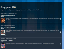 Tablet Screenshot of bloggamerpg.blogspot.com