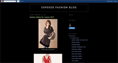 Desktop Screenshot of exposedfashionblog.blogspot.com