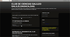 Desktop Screenshot of clubgalileogalilei.blogspot.com