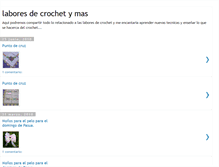 Tablet Screenshot of laboresdecrochet.blogspot.com