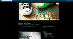 Desktop Screenshot of kayleeeylanderphotography.blogspot.com