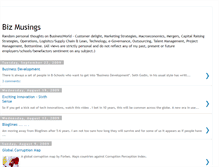 Tablet Screenshot of mybizmusings.blogspot.com