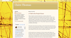 Desktop Screenshot of clairethomas1.blogspot.com