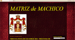 Desktop Screenshot of matrizdemachico.blogspot.com