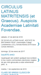 Mobile Screenshot of circuluslatinusmatritensis.blogspot.com