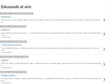 Tablet Screenshot of eskuxandoalaire.blogspot.com