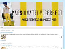 Tablet Screenshot of passionatelyperfect.blogspot.com