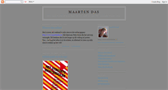 Desktop Screenshot of maartendas.blogspot.com