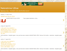 Tablet Screenshot of nekretnineuzice.blogspot.com