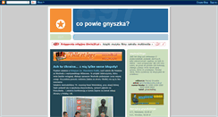 Desktop Screenshot of maciejgnyszka.blogspot.com