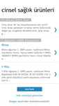Mobile Screenshot of cinselsaglikurunleri.blogspot.com