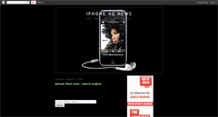Desktop Screenshot of iphone4gnews.blogspot.com