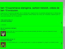 Tablet Screenshot of ben10supremaciaalienigena.blogspot.com