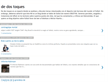 Tablet Screenshot of dedostoques.blogspot.com