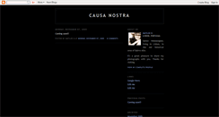 Desktop Screenshot of causanostra.blogspot.com