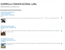 Tablet Screenshot of guerrillacomunicacionallara.blogspot.com