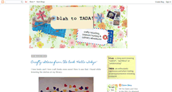 Desktop Screenshot of blah-to-tada.blogspot.com