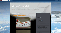 Desktop Screenshot of myaircraftmodel.blogspot.com