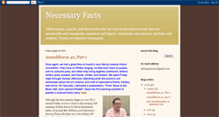 Desktop Screenshot of necessaryfacts.blogspot.com