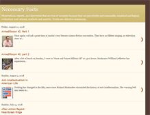 Tablet Screenshot of necessaryfacts.blogspot.com