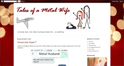Desktop Screenshot of metalwifelife.blogspot.com