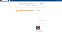 Desktop Screenshot of miraclemineralsupplementuk.blogspot.com