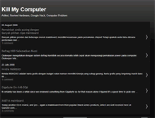 Tablet Screenshot of killmycomputer.blogspot.com