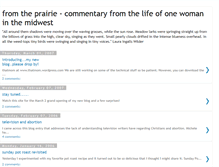 Tablet Screenshot of fromtheprairie.blogspot.com