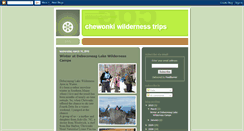 Desktop Screenshot of chewonkiwildernessblog.blogspot.com