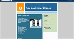 Desktop Screenshot of jualsuplementfitness.blogspot.com