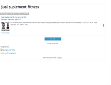 Tablet Screenshot of jualsuplementfitness.blogspot.com