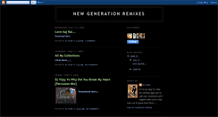 Desktop Screenshot of newgenerationremixes.blogspot.com