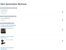 Tablet Screenshot of newgenerationremixes.blogspot.com