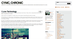 Desktop Screenshot of cynichronic.blogspot.com