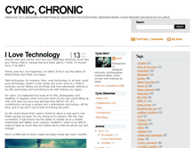 Tablet Screenshot of cynichronic.blogspot.com