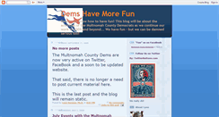 Desktop Screenshot of demshavemorefun.blogspot.com