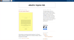 Desktop Screenshot of electricimprovlab.blogspot.com