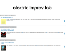 Tablet Screenshot of electricimprovlab.blogspot.com