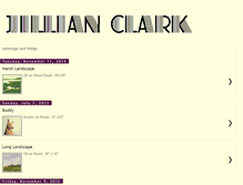 Tablet Screenshot of jillianclark.blogspot.com