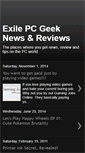 Mobile Screenshot of exilepcgeek.blogspot.com