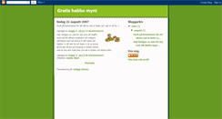 Desktop Screenshot of gratishabbomynt.blogspot.com